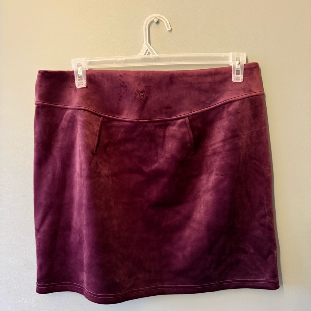 NWT Lululemon Women's Velvet Scuba Skirt XL - Picture 4 of 4